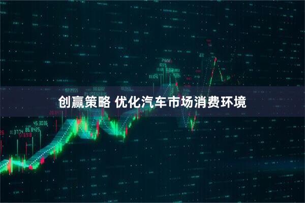 创赢策略 优化汽车市场消费环境